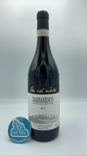 La Ca' Nova – Barbaresco DOCG prodotto con più vigne situate tutte a Barbaresco con una vinificazione di 15 mesi in rovere grande.