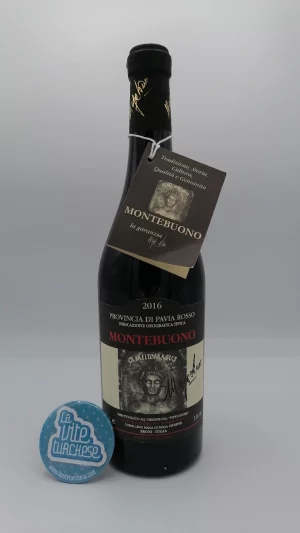Lino Maga – Montebuono Provincia di Pavia Rosso prodotto vicino a Pavia con fermentazione spontanea e lunghe macerazioni.