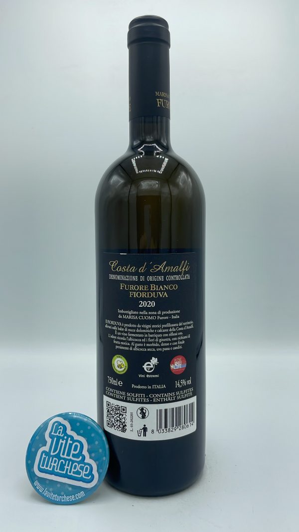 Marisa Cuomo - Furore Bianco Fiorduva produced on the Amalfi Coast from indigenous grape varieties vinified for 3 months in barrique.