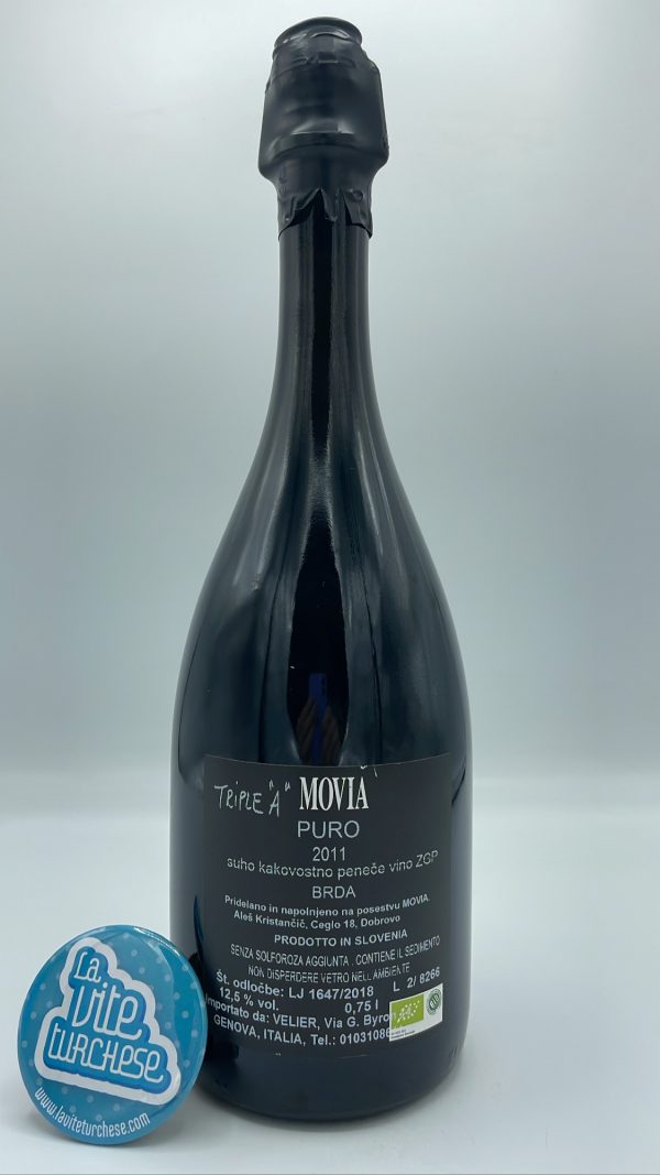 Movia - Pure produced in Slovenian Collio from Ribolla Gialla and Chardonnay grapes, classic method style but without disgorging.