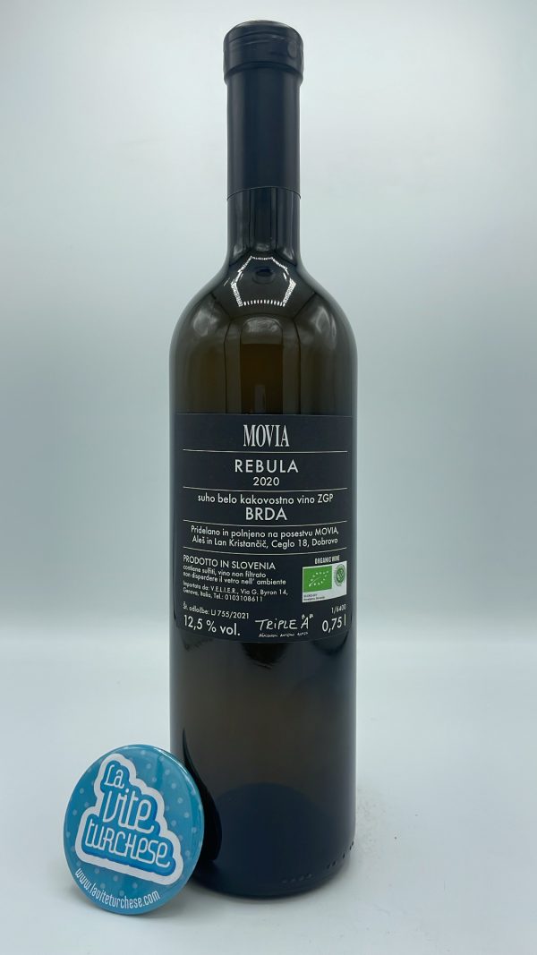 Movia - Rebula produced between Italian and Slovenian Collio, vinified by spontaneous fermentation in contact with the skins.