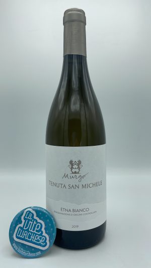 Murgo - Tenuta San Michele Etna Bianco produced from Carricante and Catarratto grapes on the San Michele estate on the eastern slope of Etna.
