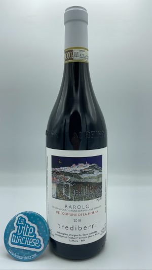 Trediberri – Barolo del Comune di La Morra prodotto con diverse vigne a La Morra, unico Barolo nell'annata 2018.