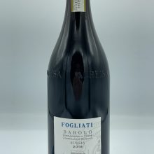 Fogliati – Barolo Bussia – 2018 - back Fogliati – Barolo Bussia prodotto nell'omonima vigna di Monforte d'Alba con piante di 70 anni circa, 3000 bottiglie.