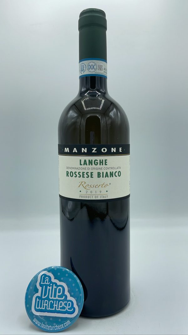 Giovanni Manzone - Langhe Rossese Bianco Rosserto produced only in Monforte d'Alba, an ancient clone rediscovered in the 1970s.