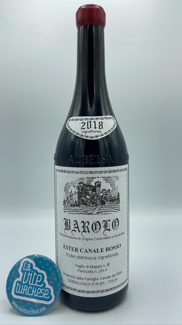 Giovanni Rosso - Barolo Vignarionda Ester Canale Rosso produced from the 1946 plants a in the most tannic vineyard in Barolo.