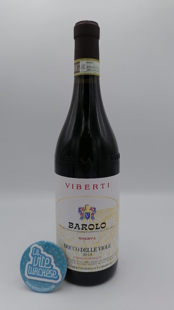 Giovanni Viberti – Barolo Bricco delle Viole Riserva prodotto nell'omonima vigna di Barolo, piantata negli anni '60.