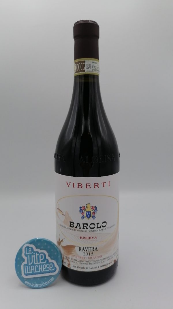 Giovanni Viberti - Barolo Ravera Riserva produced in the best vineyard between Novello and Barolo, less than 2000 bottles produced.