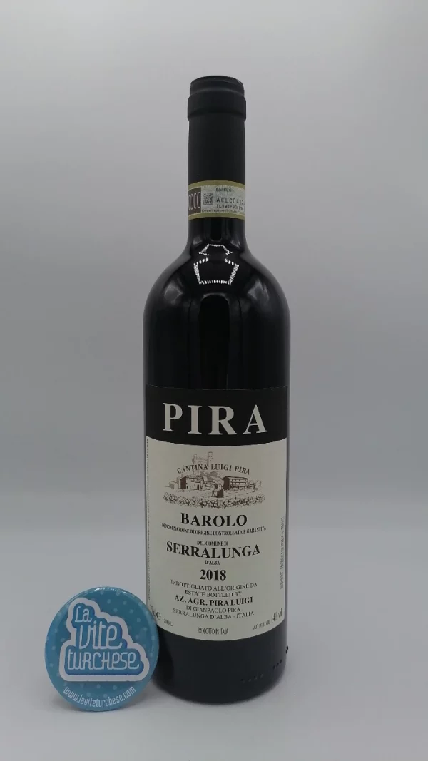 Luigi Pira - Barolo del Comune di Serralunga produced from multiple vineyards in Serralunga d'Alba, vinified for 24 months in oak.