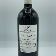 Schiavenza - Barolo Cerretta produced in the same vineyard located in Serralunga, at the highest part, vinified in wood for 3 years.