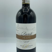 Schiavenza - Barolo Prapò produced in the upper part of Serralunga with tuffaceous limestone soils, aged in oak for 3 years.