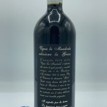 Luigi Spertino – Barbera d'Asti Superiore Vigna La Mandorla Edizione la Grisa – 2014 - back Luigi Spertino – Barbera d'Asti Superiore Vigna La Mandorla Edizione la Grisa prodotta con uve surmature, vinificato per 2 anni in tonneaux.