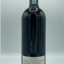 Forteto della Luja – Le Grive Monferrato Rosso – 2021 - back Forteto della Luja - Le Grive Monferrato Rosso produced in Loazzolo in Piedmont's Alta Langa with Pinot Noir and Barbera grapes.