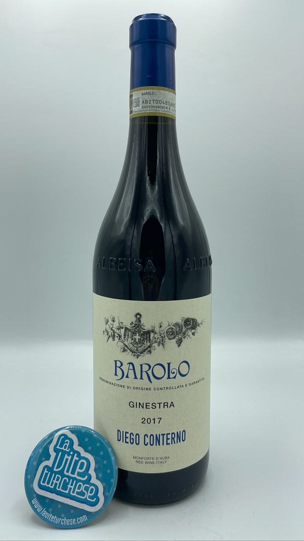 Diego Conterno - Barolo Ginestra produced in the homonymous vineyard in Monforte d'Alba, put on the market after 5 years of aging.