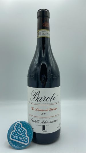 Fratelli Alessandria - Barolo San Lorenzo di Verduno vineyard adjacent to Monvigliero in the village of Verduno, 5000 bottles produced.