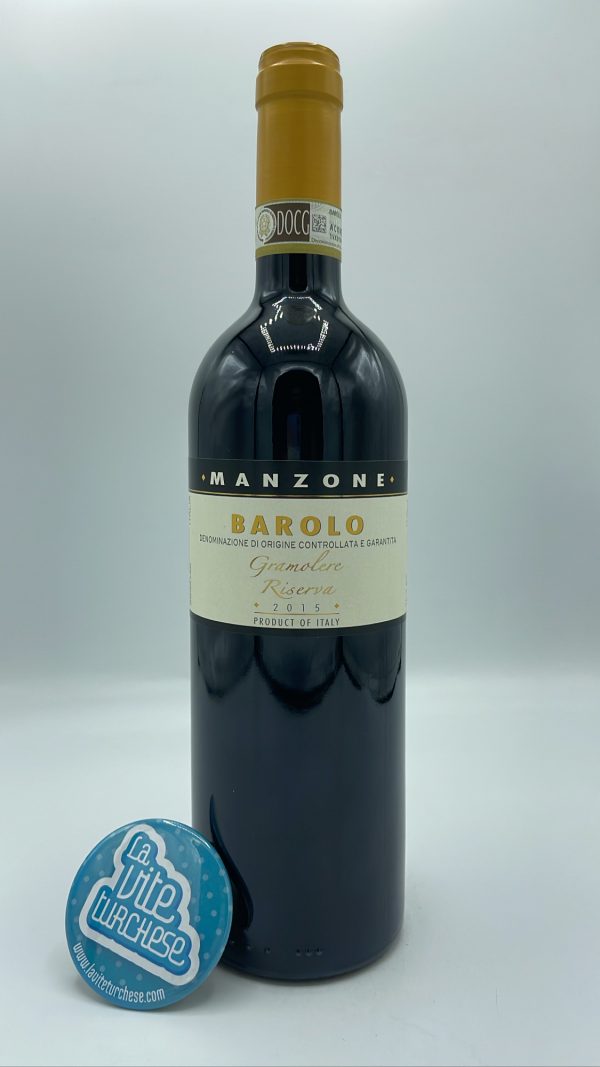 Giovanni Manzone - Barolo Gramolere Riserva produced in the best vintages with plants older than 50 years. 7 years of aging.