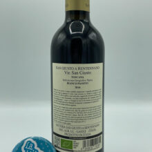 San Giusto a Rentennano – Vin San Giusto – 2014 - back San Giusto a Rentennano - Vin San Giusto made with mainly Malvasia grapes and less than 10% with Trebbiano, vinified for 6 years in kegs.