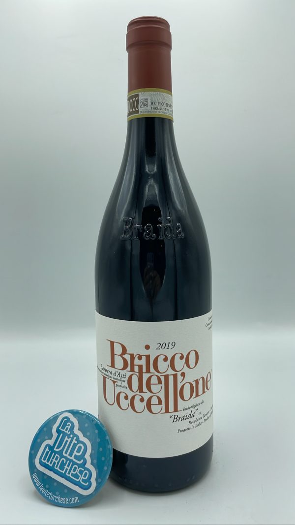 Braida – Barbera d'Asti Bricco dell'Uccellone vino iconico che ha fatto la storia per questo vitigno. La prima Barbera affinata in barrique.
