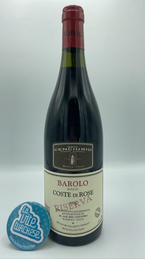Bric Cenciurio - Barolo Coste di Rose Riserva produced in the best vintages with the same vineyard located in Barolo, 6 years of aging.