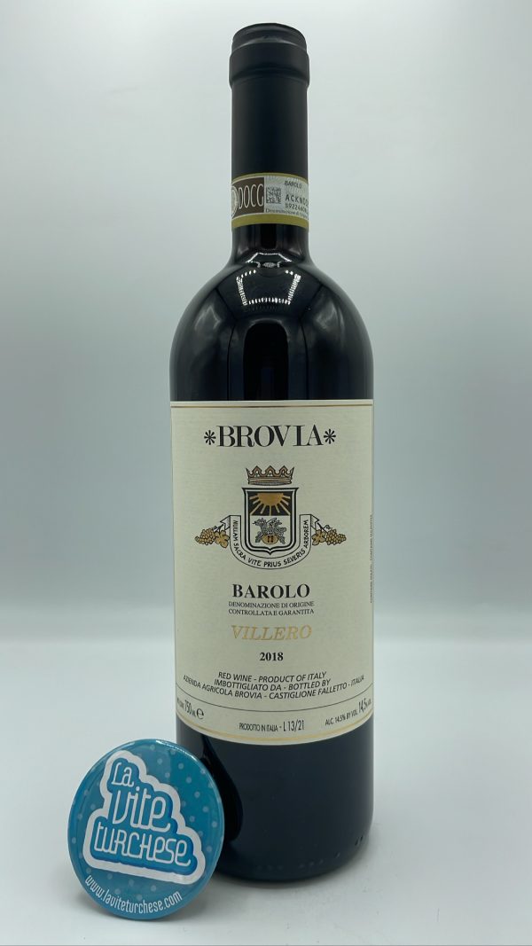 Brovia - Barolo Villero produced in the vineyard of the same name in Castiglione Falletto, facing southwest with soils rich in blue marl.