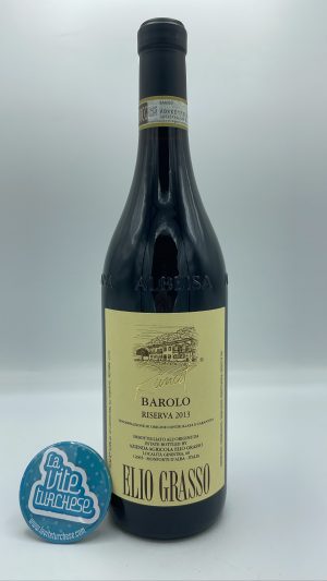 Elio Grasso – Barolo Runcot Riserva prodotto nella sotto zona Gavarini nella vigna Ginestra a Monforte, invecchiato per 7 anni.