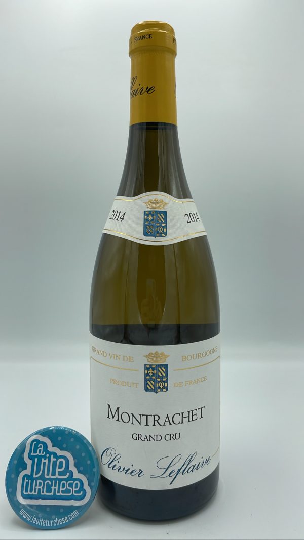 Olivier Leflaive - "Montrachet" Grand Cru best vineyard for the Chardonnay grape variety in the world, 800 bottles produced. 18 months of aging.