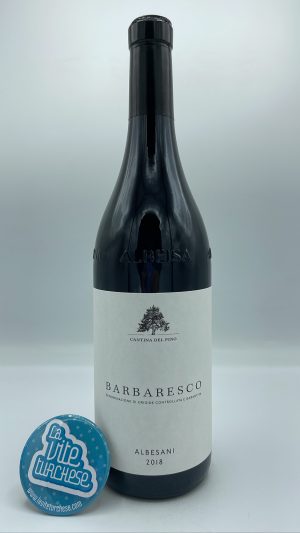 Cantina del Pino - Barbaresco Albesani produced in the vineyard of the same name located in Neive, sandy/clay soils, 3000 bottles produced.