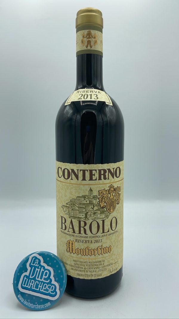Giacomo Conterno - Barolo Riserva Monfortino considered the king of Barolos, comes from the single vineyard Francia in Serralunga, aged for 6 years in oak.
