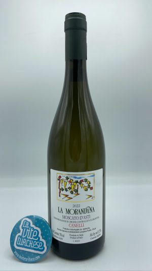 La Morandina - Moscato d'Asti produced by the Morando family in Castiglione Tinella, vinified in an autoclave. Dessert wine.