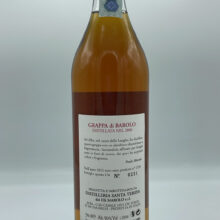 Marolo - Barolo 15-year barrel-aged grappa. Barolo pomace from 2006 vintage, discontinuous bain-marie distillation.