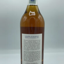 Marolo – Grappa di Barolo Nivis – 2006 - back Marolo - Grappa di Barolo Nivis made from the pomace of the 2006 vintage, barrel-aged and stabilized under snow.