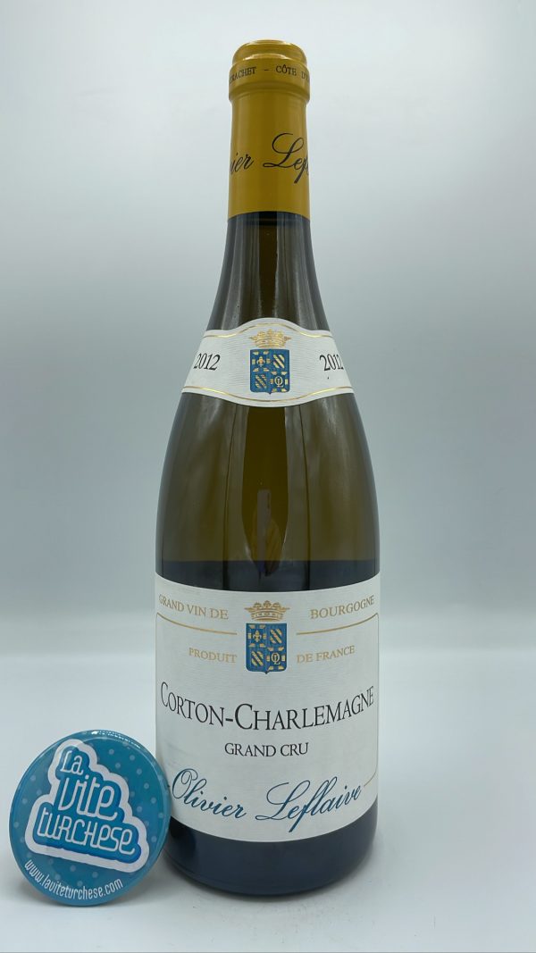 Olivier Leflaive – Corton Charlemagne Grand Cru prodotto nell'omonima vigna situata in Borgogna, vinificato in legno per 18 mesi.
