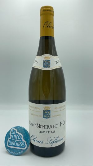 Olivier Leflaive – Puligny Montrachet 1er Cru Les Pucelles vigne del 1955, invecchiato per 16 mesi in barrique in parte nuove.