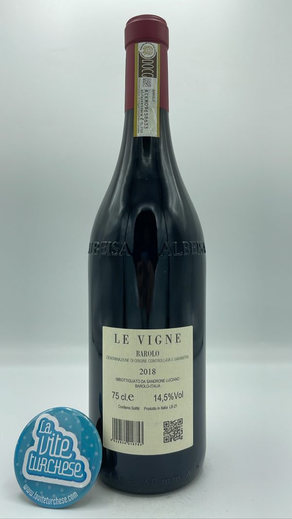Sandrone - Barolo Le Vigne produced by blending different plots located in several communes of the Barolo appellation.