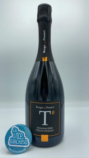 Borgo dei Posseri - Trento DOC Tananai Metodo Classico Brut Nature produced in Trentino from Pinot Noir grapes. 3000 bottles.