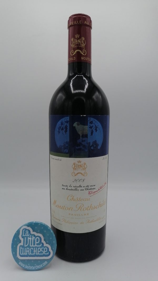Château Mouton Rothschild - Pauillac Premier Grand Cru Classé prodotto in una delle migliori aree a Bordeaux con principalmente uva Cabernet Sauvignon.