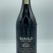 Franco Conterno – Barolo Riserva Bussia – 2016 - back Franco Conterno – Barolo Riserva Bussia prodotto con le piante più vecchie di 60 anni nella medesima parcella situata a Monforte, 6 anni di invecchiamento.
