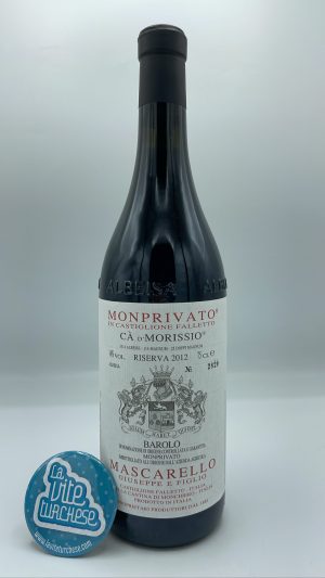 Giuseppe Mascarello - Barolo Monprivato Cà d'Morissio Riserva prodotto nell'omonima vigna, usando il vecchio clone di nebbiolo Michet.