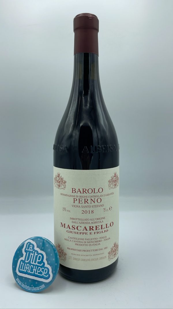 Giuseppe Mascarello - Barolo Perno Vigna Santo Stefano produced in the vineyard of the same name located in Monforte, aged for 3 years in oak.