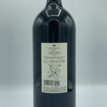 Tenuta di Biserno – Biserno – 2019 - MG - back Tenuta di Biserno - Biserno most important estate wine produced by Lodovico Antinori in Bibbona, in the hinterland of Bolgheri.