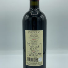 Tenuta di Biserno – Insoglio del Cinghiale Toscana Igt – 2021 - back Tenuta di Biserno - Insoglio del Cinghiale Toscana Igt produced in Bibbona, inland from Bolgheri, the first wine from the Biserno estate, Campo di Sasso.