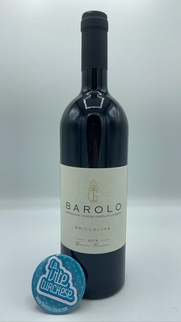 Tiziano Grasso - Barolo Briccolina produced in the vineyard of the same name located in the commune of Serralunga d'Alba in the Langhe. 4,000 bottles.