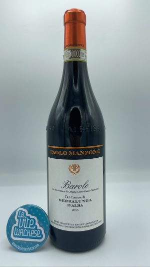 Paolo Manzone - Barolo del Comune di Serralunga d'Alba prodotto principalmente con la vinga Meriame di Serralunga e altre piccole parcelle.