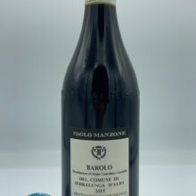 Paolo Manzone - Barolo del Comune di Serralunga d'Alba – 2015 - back Paolo Manzone - Barolo from the commune of Serralunga d'Alba produced mainly from the Meriame vinga of Serralunga and other small parcels.