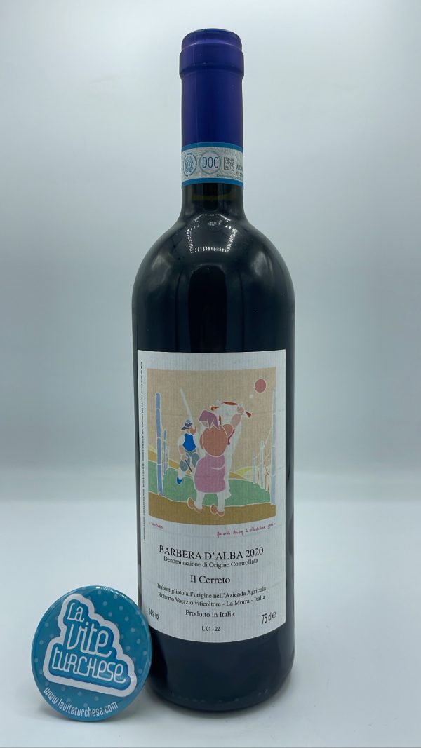 Roberto Voerzio - Barbera d'Alba Il Cerreto produced from several vineyard plots around the winery in La Morra. Aged in tonneaux and large barrels.