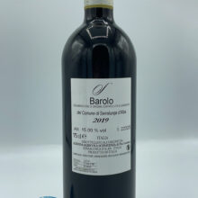 Schiavenza – Barolo del Comune di Serralunga – 2019 - back Schiavenza - Barolo del Comune di Serralunga produced from several vineyards located in Serralunga, with limestone soils. 3 years of barrel aging.