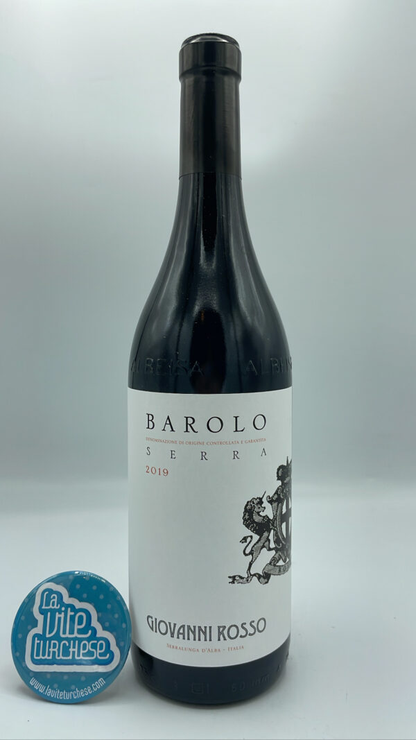 Giovanni Rosso – Barolo Serra vigna più alta del comune di Serralunga con suoli calcarei, il vino viene invecchiato per 2 anni in rovere.