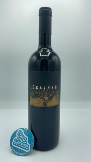 Gravner - Ribolla produced between Friulian and Slovenian Collio, vinified in buried Georgian amphorae and large wooden barrels.