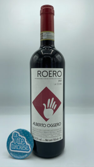 Alberto Oggero - Roero DOCG produced in the Le Coste vineyard in Santo Stefano Roero, with 30-year-old vines and aging for 10 months in tonneaux.