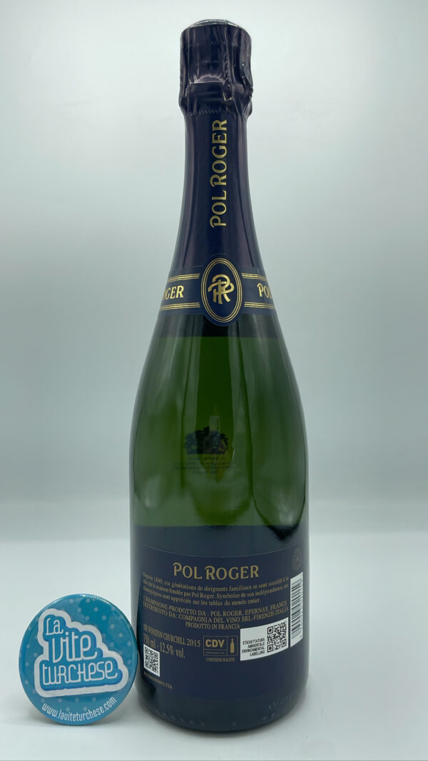 Pol Roger - Sir Wiston Churchill Champagne first produced in 1975 dedicated to British Prime Minister Winston Churchill. 7 years of aging.